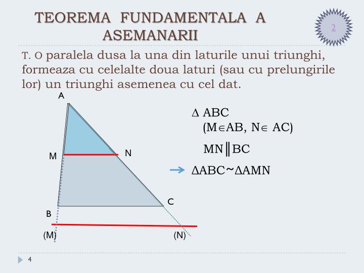 PPT - ASEMANAREA TRIUNGHIURILOR