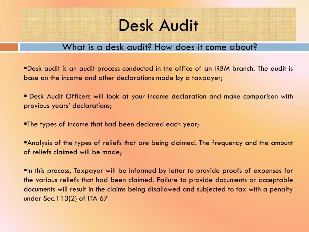 Ppt What You Should Know About A Tax Audit Or Tax Investigation