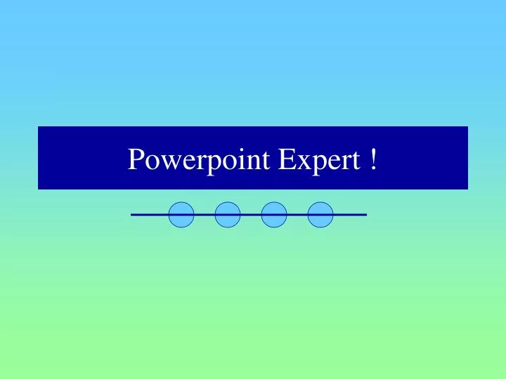 powerpoint expert n.
