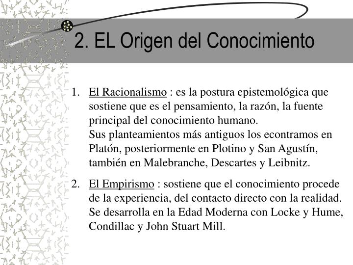PPT - TEORIA DEL CONOCIMIENTO PowerPoint Presentation - ID:5261719