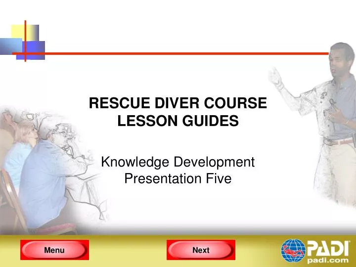 PPT RESCUE DIVER COURSE LESSON GUIDES PowerPoint Presentation, free download ID5262554