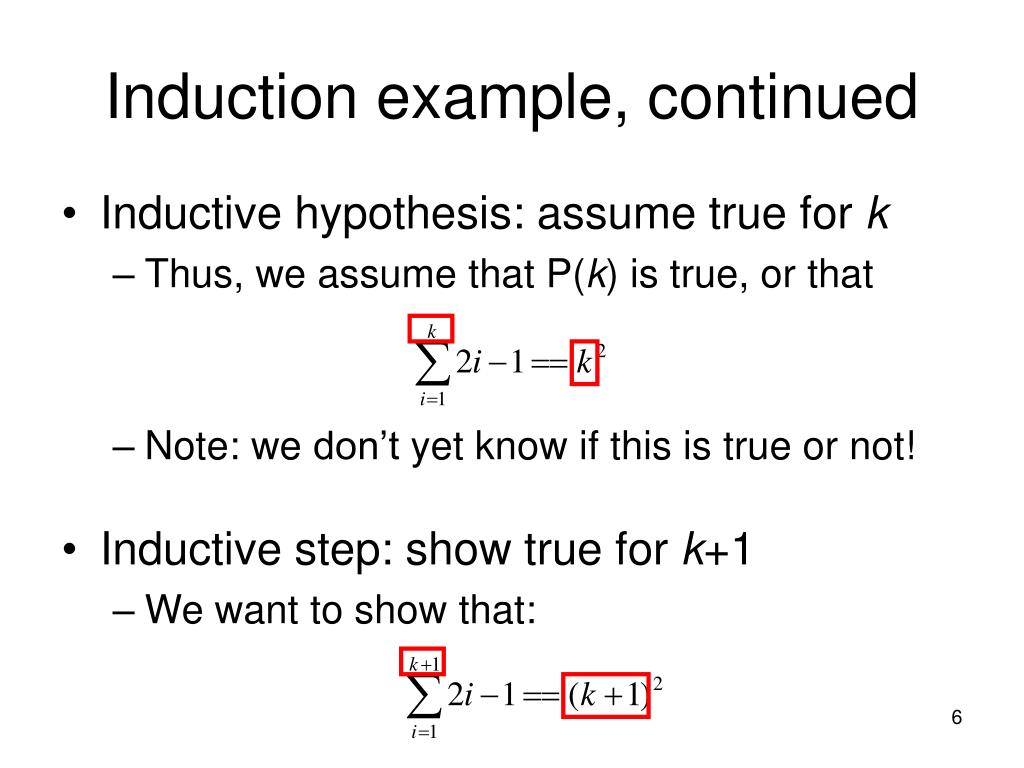 inductive hypothesis refers to