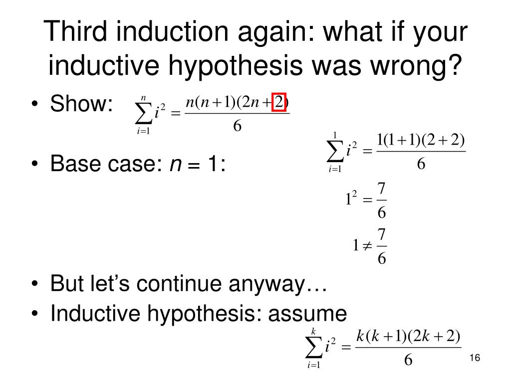 strong inductive hypothesis
