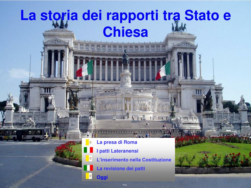 Rapporti Orali E Chiesa Cattolica PPT - I RAPPORTI TRA STATO E CHIESA PowerPoint Presentation, free
