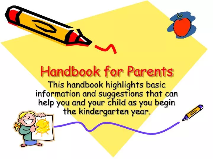 PPT Handbook for Parents PowerPoint Presentation, free download ID