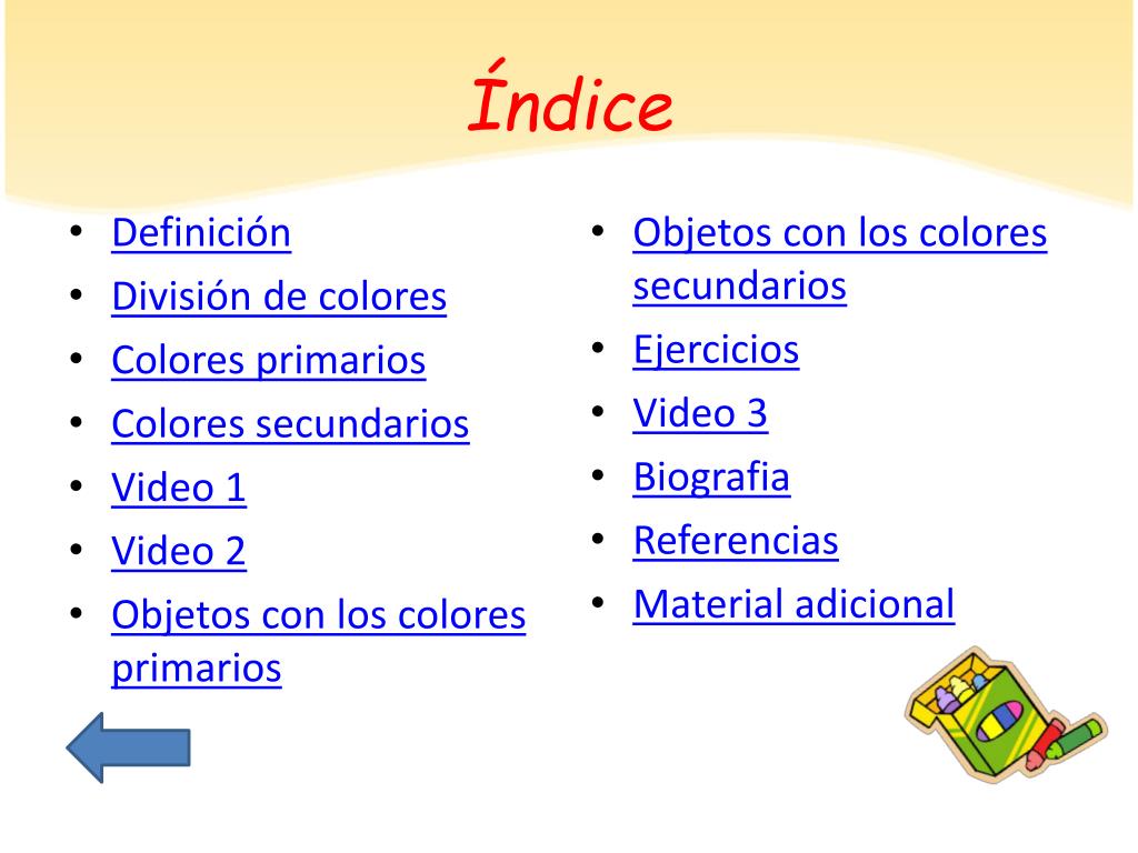 Ppt Los Colores Powerpoint Presentation Free Download Id 5269929