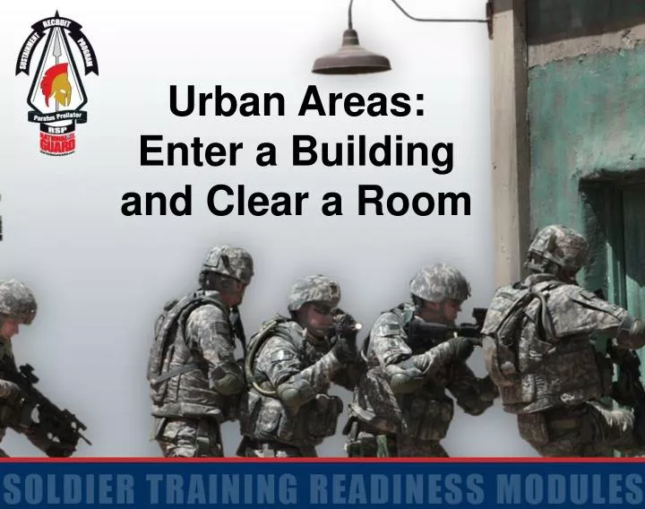 PPT Urban Areas Enter a Building and Clear a Room PowerPoint
