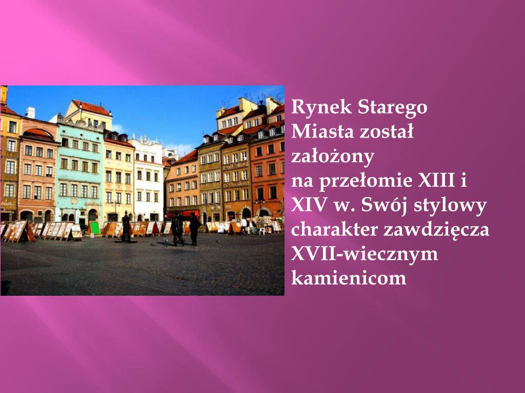 Zabytki Warszawy Prezentacja Dla Dzieci PPT - Zabytki I POMNIKI WarszAWY PowerPoint Presentation, free download