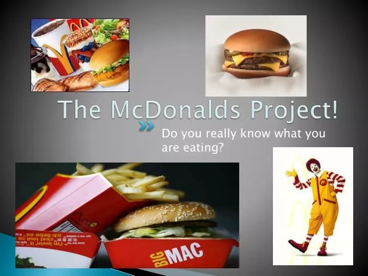 PPT The McDonalds Project! PowerPoint Presentation, free download