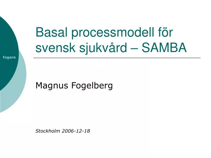 basal processmodell f r svensk sjukv rd samba n.