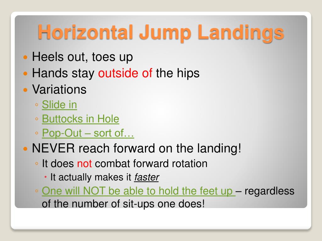 PPT LA84 Basic/Intermediate Horizontal Jumps Clinic The Long Jump