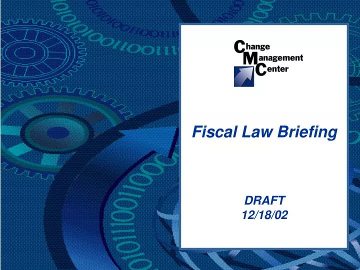 PPT Fiscal Law Briefing PowerPoint Presentation, free download ID