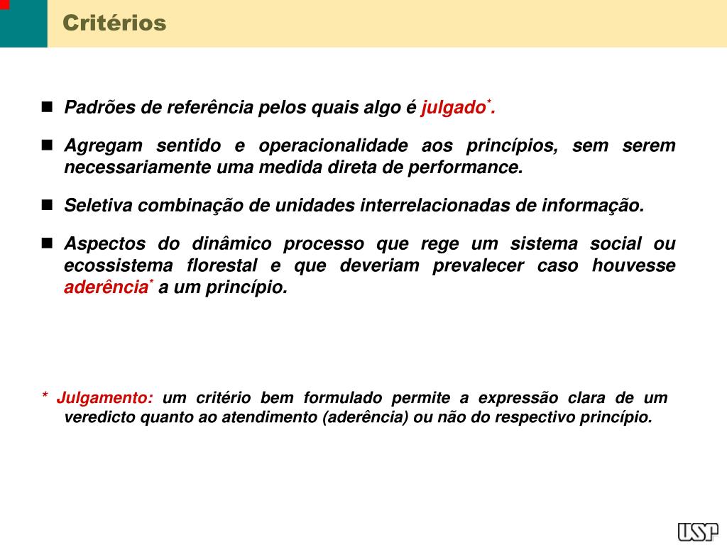 PPT - Princípio Critério Indicador Verificador PowerPoint Presentation ...