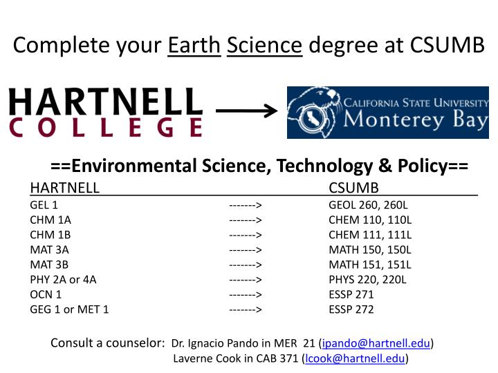 PPT Complete your Biology degree at CSUMB PowerPoint Presentation