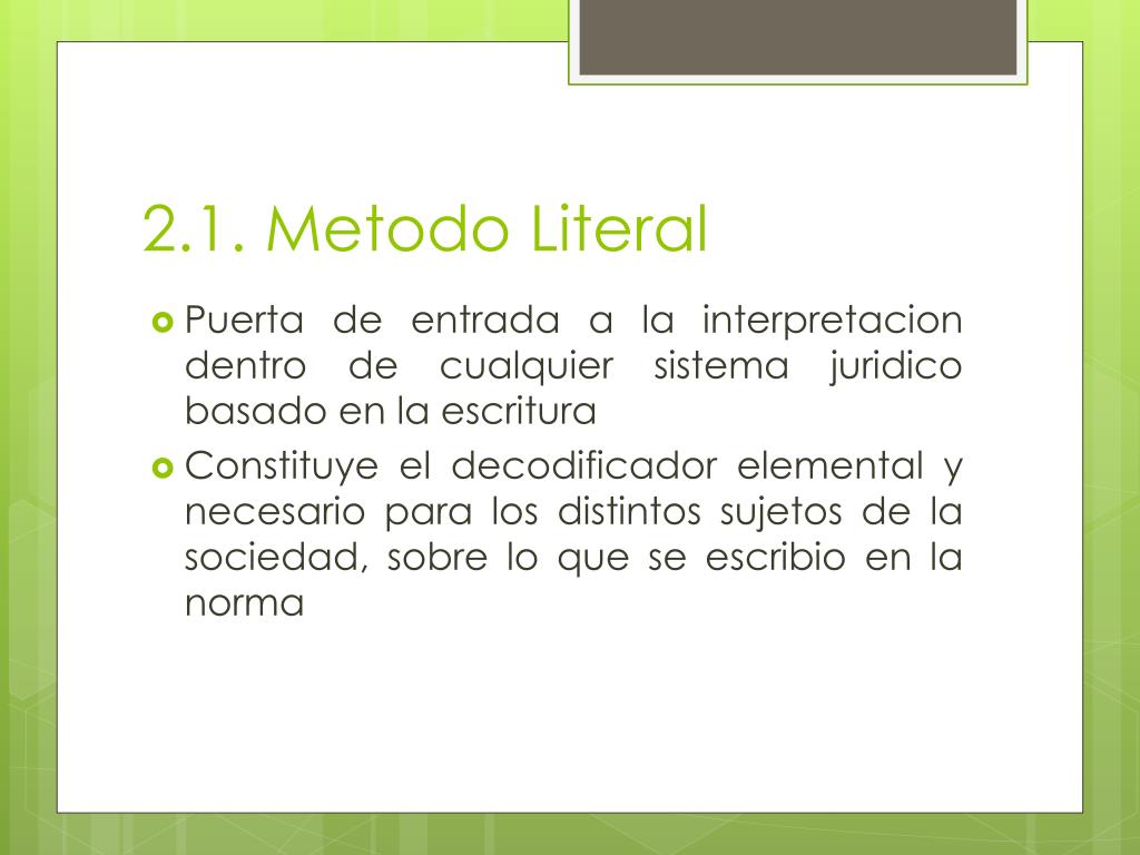 PPT - Interpretacion Juridica PowerPoint Presentation, free download -  ID:5280000