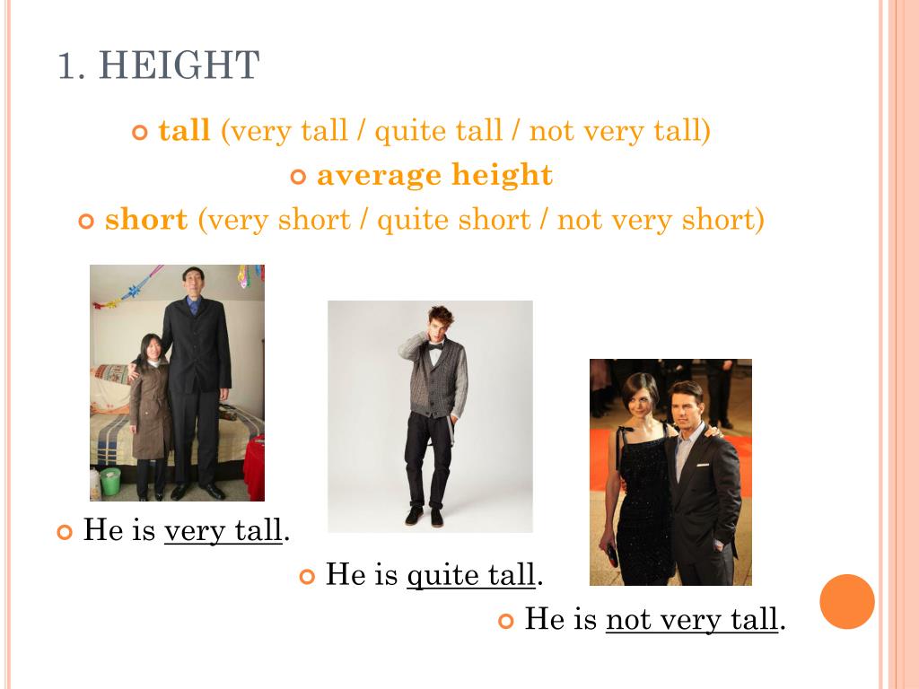 Tall на русском языке. Not very Tall. Tall Taller the Tallest правило. Tall short average height. He is Tall.