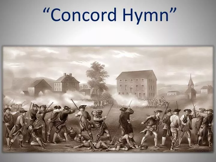 concord hymn n.