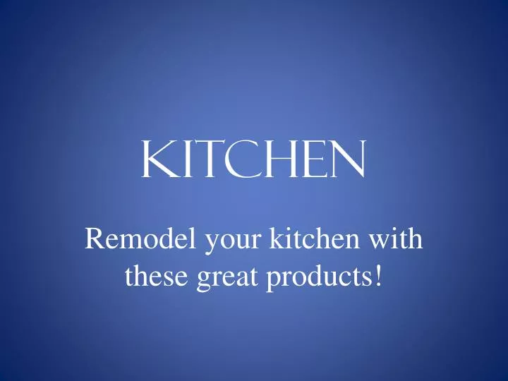 kitchen n.