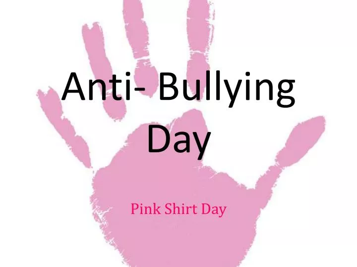PPT Anti Bullying Day PowerPoint Presentation, free download ID