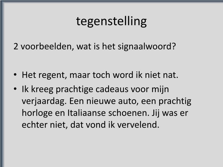 PPT - tekstverbanden PowerPoint Presentation - ID:5284515
