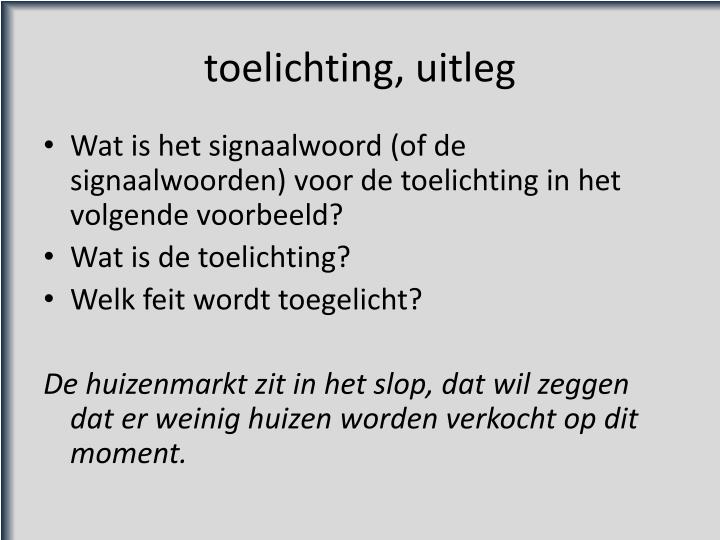 PPT - Tekstverbanden PowerPoint Presentation - ID:5284515