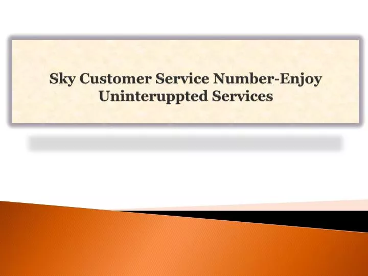 sky customer service number enjoy uninteruppted services n.