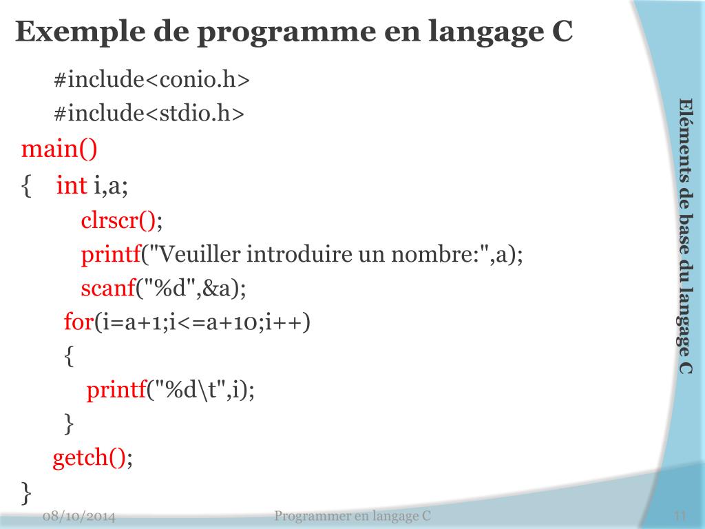 PPT - Programmer en langage c PowerPoint Presentation, free download -  ID:5287515