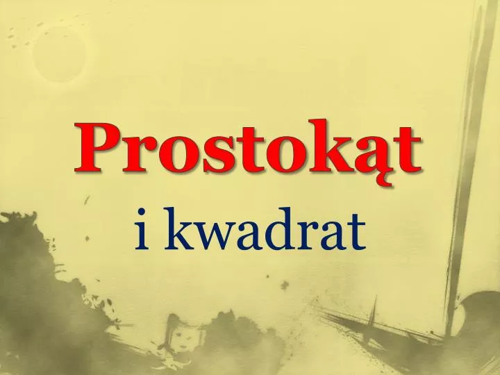 PPT Prostok t PowerPoint Presentation Free Download ID 5288927
