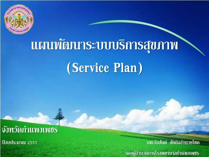 service plan n.