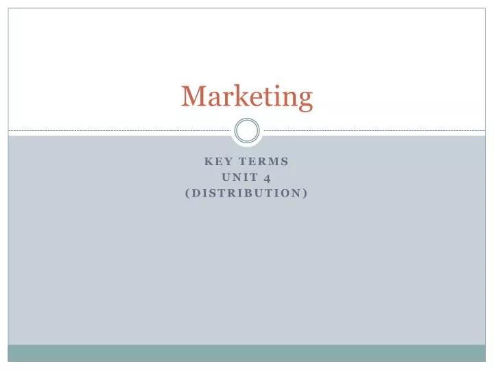 marketing n.