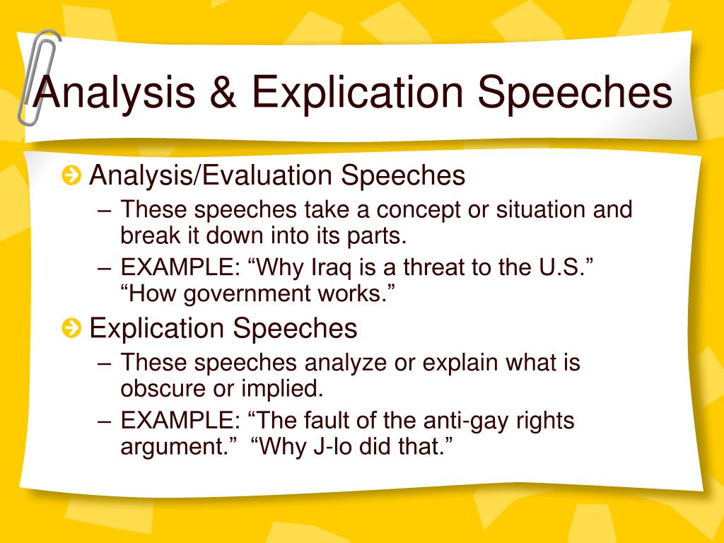how to make speech analysis