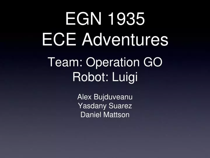 egn 1935 ece adventures team operation go robot luigi n.