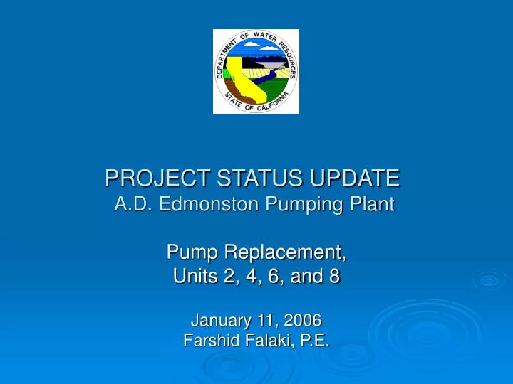 project status update presentation
