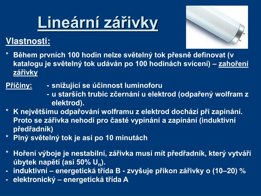PPT - Světelná technika PowerPoint Presentation, free download - ID:5292556