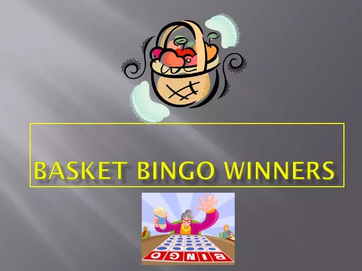 PPT Basket Bingo Winners PowerPoint Presentation Free Download ID 