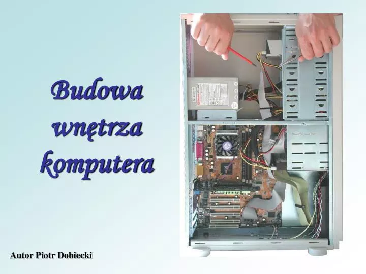 PPT - Budowa wnętrza komputera PowerPoint Presentation, free download ...