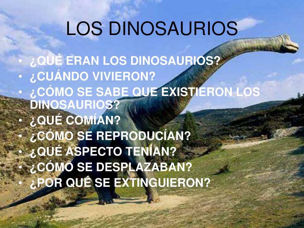 PPT - LOS DINOSAURIOS PowerPoint Presentation, free download - ID:5294322