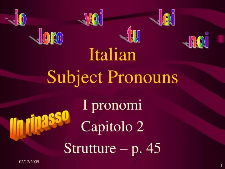 ppt-italian-subject-pronouns-powerpoint-presentation-free-download-id-5297064