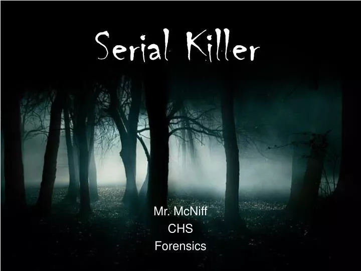 Serial Killer Google Slides Template Serial Killer Google Slides Template
