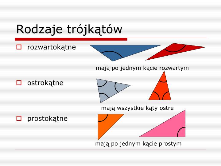 PPT - TRÓJKĄTY I CZWOROKĄTY PowerPoint Presentation - ID:5298145