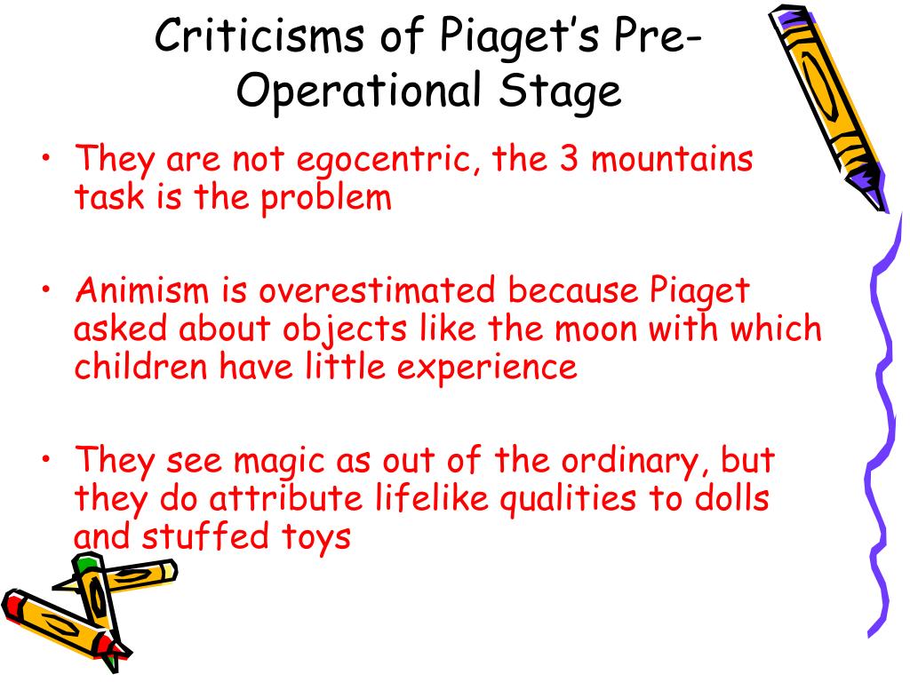 Piaget s pre 2025 operational stage