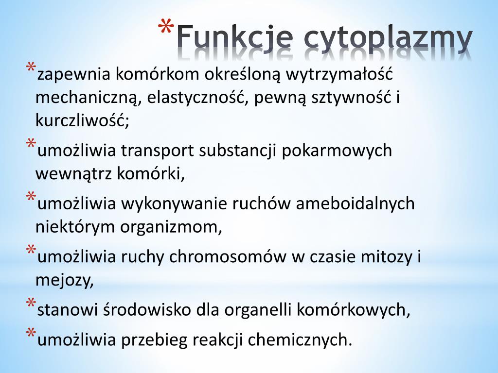Elementy Wchodzące W Skład Cytoplazmy PPT - Komórka – podstawowy element życia PowerPoint Presentation, free