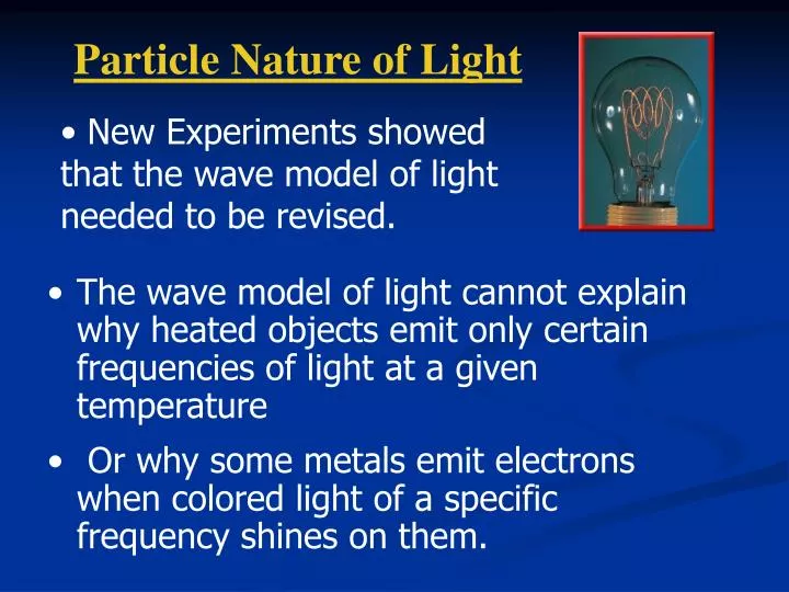 PPT - Particle Nature of Light Presentation, free download - ID:5298845