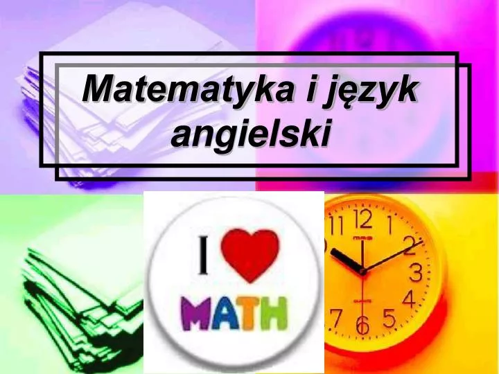 PPT - Matematyka I Język Angielski PowerPoint Presentation, Free ...