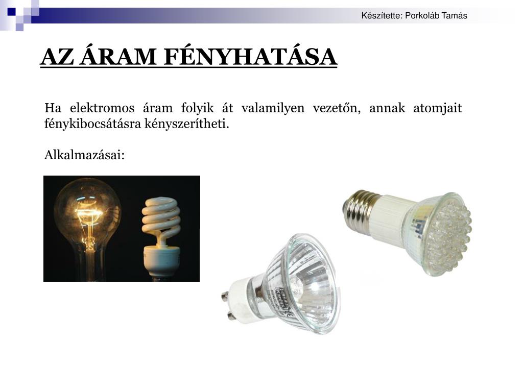 PPT - EGYENÁRAM PowerPoint Presentation, free download - ID:5304714
