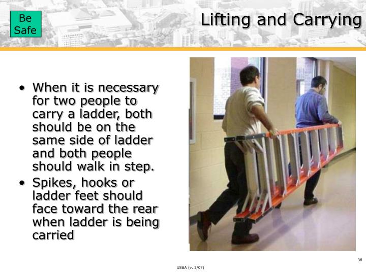 PPT Ladder Safety PowerPoint Presentation ID5305195