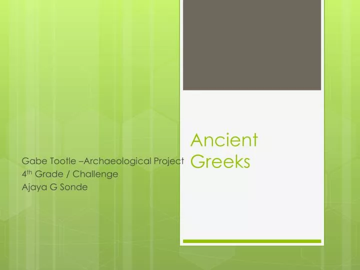 ancient greeks n.