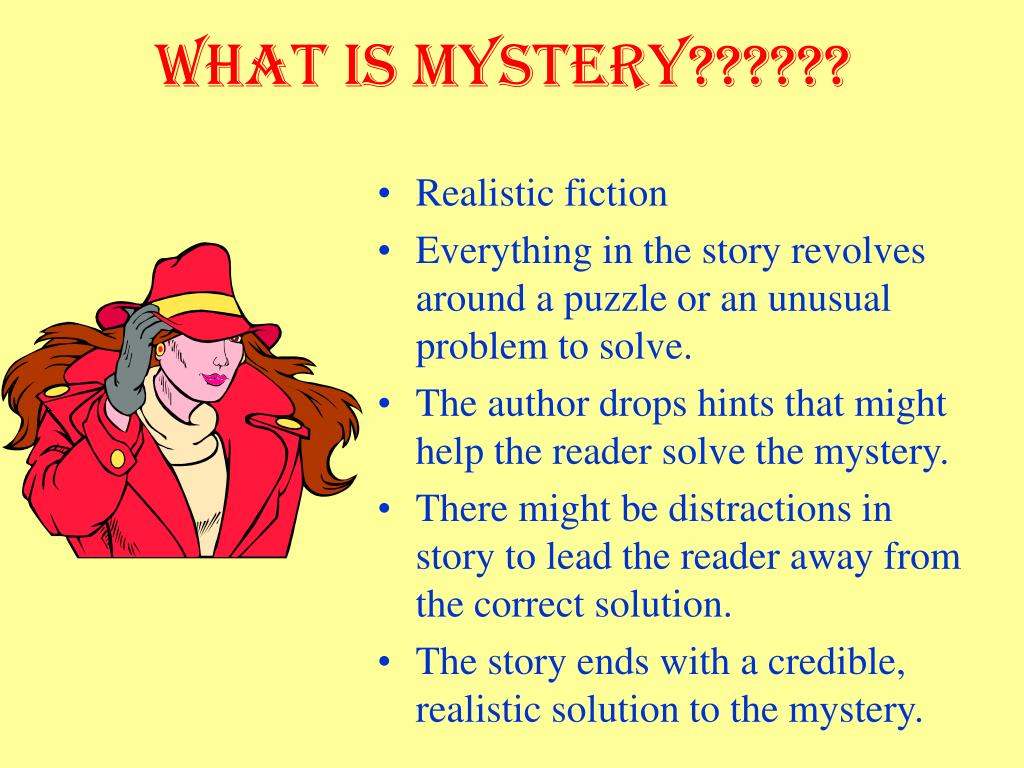 PPT Mystery Genre PowerPoint Presentation Free Download ID 5306456