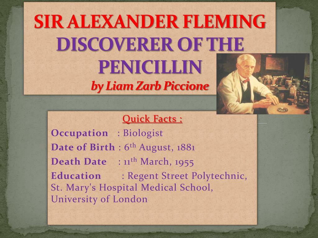 alexander fleming for kids