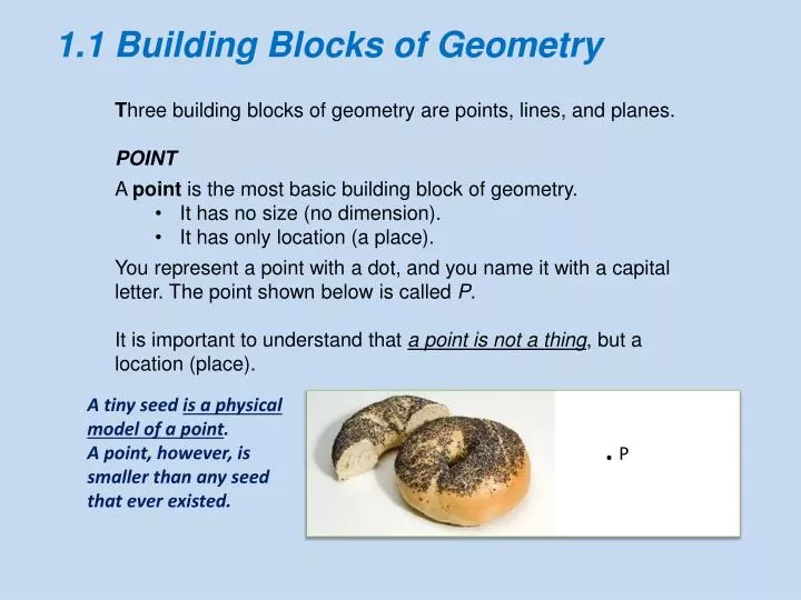 PPT - 1.1 Building Blocks of Geometry PowerPoint Presentation ...